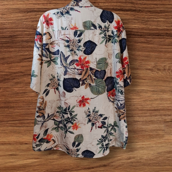 Floral Print Men Short Set - Picture 4 of 13